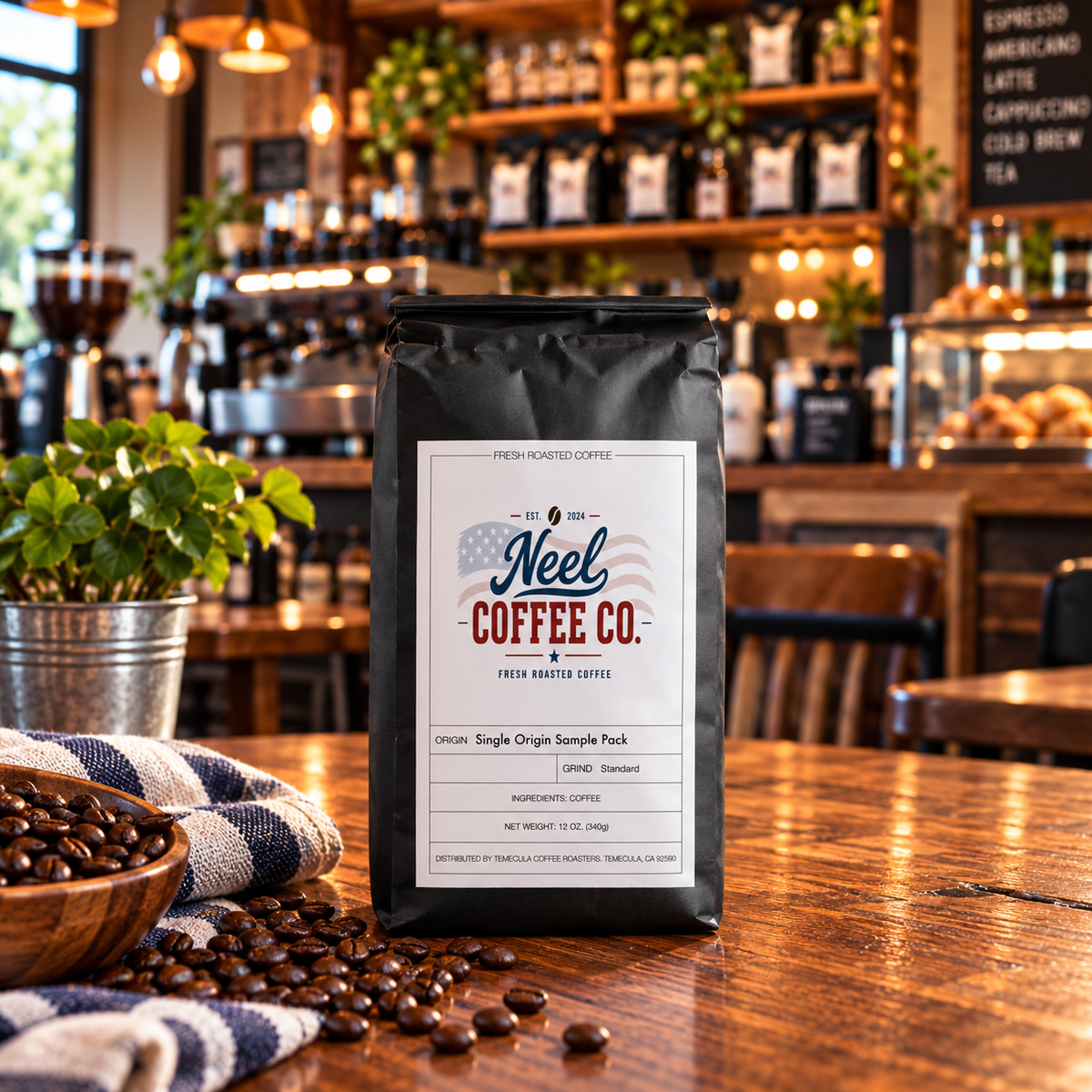 Best Sellers Sample Pack: 6Bean, Cowboy, Breakfast, Peru, Mexico, Bali